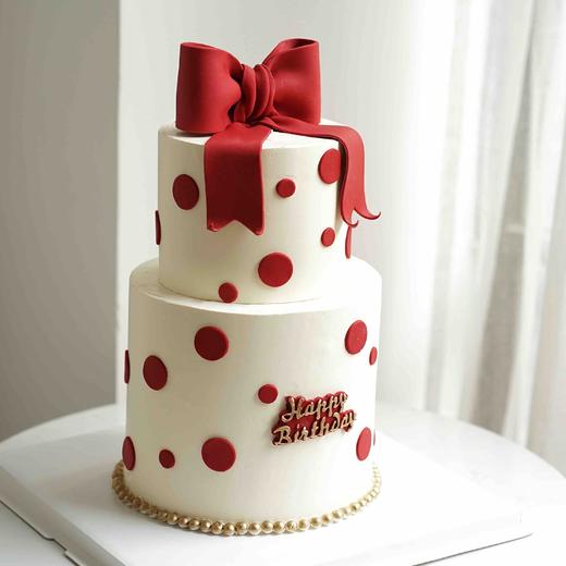 蝴蝶结定制蛋糕 商品图0