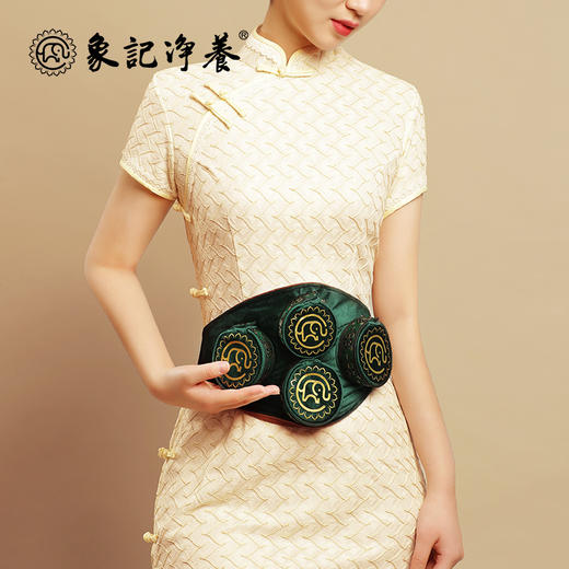 分销【腰腹四联】艾灸盒/套装--54柱艾柱+铜盒+布套+穴位图/无烟艾灸套装/随身灸 商品图11