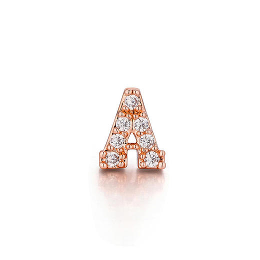 【已下架】积分换购 | GlamEver 全钻字母耳钉简约时尚创意耳环1个.潮快闪[福利品] 商品图2