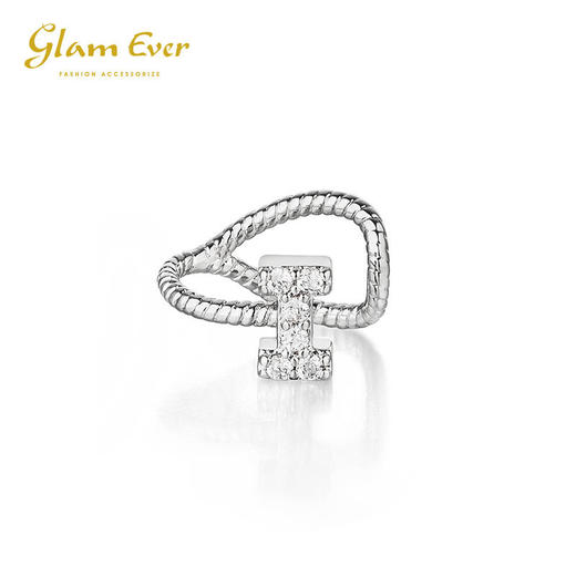 【已下架】积分换购 | GlamEver 全钻字母耳骨夹无耳洞耳饰1个.潮快闪 [福利品] 商品图6