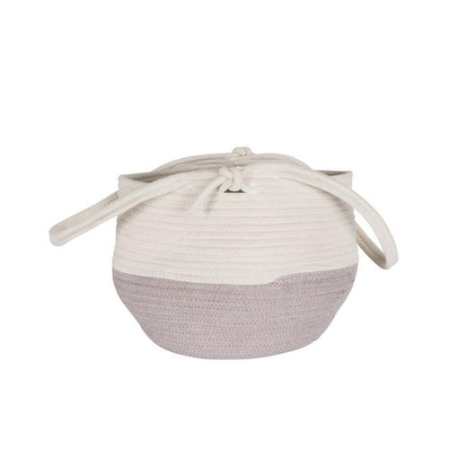 NS家居ns furniture印度进口双色棉绳收纳篮-NSDE-90011824*00/NSDE-90011825*00/NSDE-90011826*00 商品图1