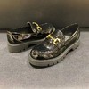 lfgj jeans BR102春季新品英伦系带头层牛漆皮深口单鞋 商品缩略图5