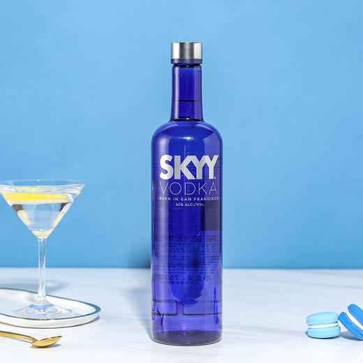 SKYY 深蓝 原味VODKA 伏特加洋酒 750ml 进口 商品图3
