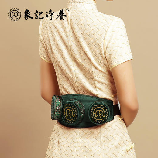 分销【腰腹三联】艾灸盒/套装--54柱艾柱+铜盒+布套+穴位图/无烟艾灸套装/随身灸 商品图13