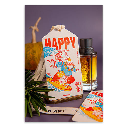 野鹤iehooART「OMG百神」手工凸版香片 商品图0