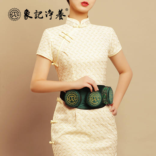 分销【腰腹三联】艾灸盒/套装--54柱艾柱+铜盒+布套+穴位图/无烟艾灸套装/随身灸 商品图11