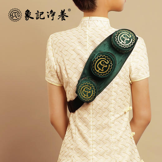 分销【腰腹三联】艾灸盒/套装--54柱艾柱+铜盒+布套+穴位图/无烟艾灸套装/随身灸 商品图12