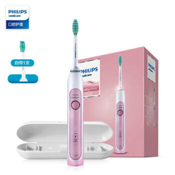 【口腔护理】飞利浦(PHILIPS) 电动牙刷 成人声波震动(自带刷头*1+牙刷盒) 2种模式 HX6761/03 商品图0