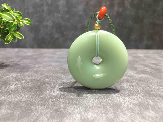 【御珠宫坊】碧玉平安扣挂件 商品图1