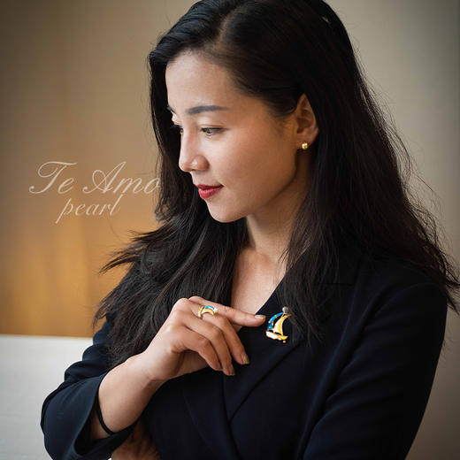 【扬帆起航】珍珠胸针/吊坠 商品图2