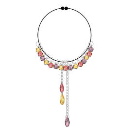 施华洛世奇水钻MGS耳环系列014D