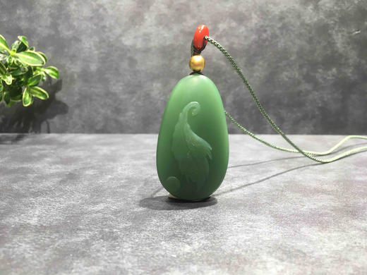 【御珠宫坊·传藏系列】碧玉佛挂件 商品图1