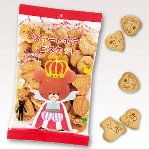 日本hokka北陆制果小熊学校甘薯味小饼干 75g（004387） 商品图0