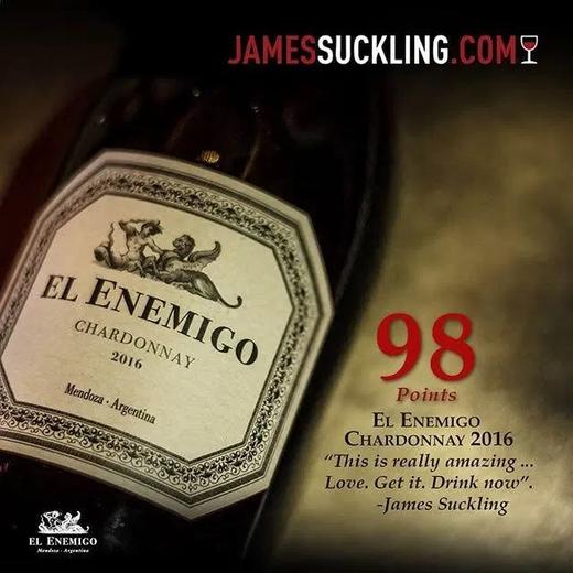 【98分百大第一】爱米格酒庄霞多丽干白葡萄酒El Enemigo Chardonnay 商品图1