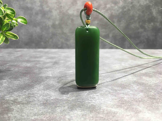 【御珠宫坊】碧玉观音牌 商品图1