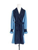 TYNVIE 灯笼袖拼接中长大衣 - 蓝色 商品缩略图1
