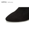 westory商场同款秋冬绒面短靴时尚细跟女鞋尖头高跟鞋W284S80142 商品缩略图3