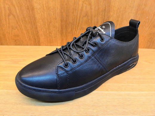 2019春季新款男单鞋豪行19107396真皮学生时尚小白鞋平底板鞋正品 商品图2