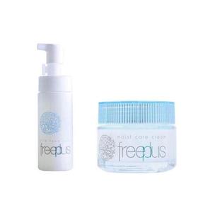 freeplus/芙丽芳丝 面部护理两件套 净润洁面泡沫150ml+保湿修护面霜40g