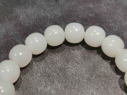 【御珠宫坊·传承系列】羊脂白玉子料手串 商品图3