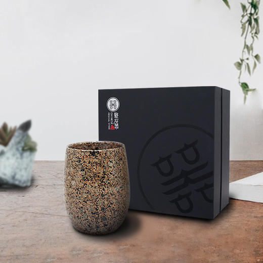 内蒙古麦饭石大度口杯（含精装礼盒）330ml 商品图0