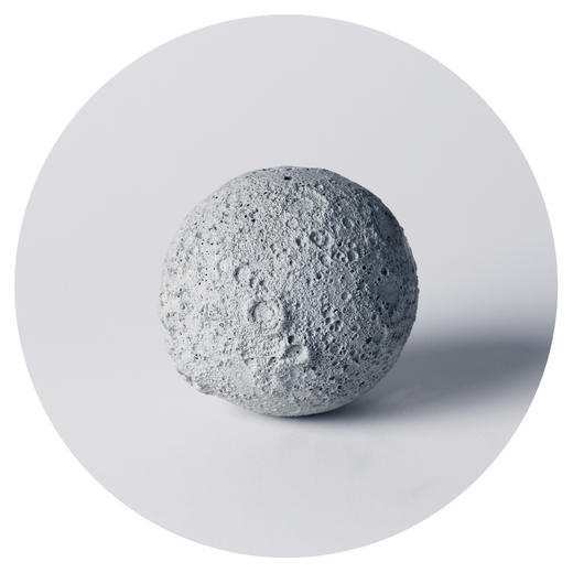 农造 混凝土月球摆件 商品图0