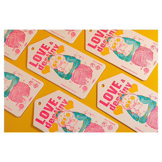 野鹤iehooART「OMG百神」手工凸版香片 商品图3