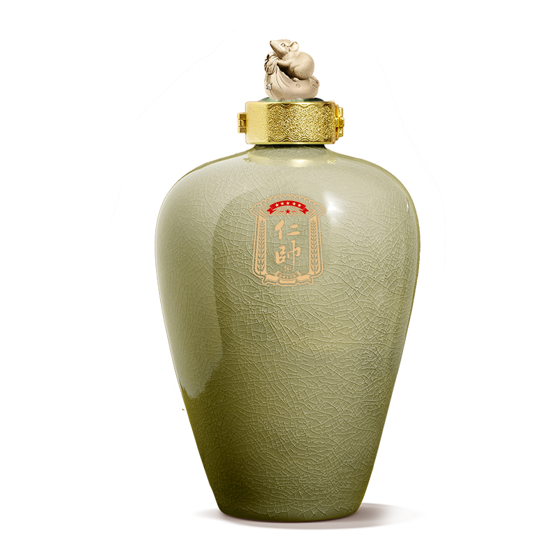 年醇2020茅台酱香酒生肖鼠汝瓷坛1.5L