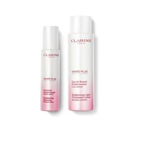 【欧洲季】CLARINS/娇韵诗清透润白焕亮水乳套装（柔肤水清爽型200ml+焕亮乳液75ml）  提亮肤色 淡化暗沉