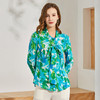 丁摩 真丝衬衫女长袖时尚印花桑蚕丝衬衫飘带上衣Q121025-DW599 商品缩略图2