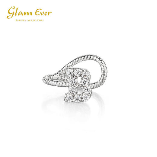 【已下架】积分换购 | GlamEver 全钻字母耳骨夹无耳洞耳饰1个.潮快闪 [福利品] 商品图5