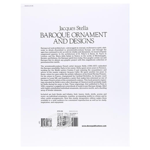 【中商原版】巴洛克式装饰品及设计 英文原版 Baroque Ornament and Designs 商品图1