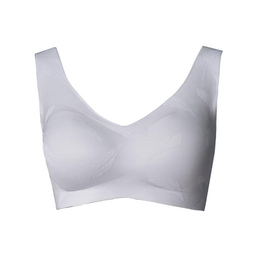【秒杀品不退不换】皇家丽美轻羽系列背心式无痕收副乳内衣裸感无钢圈文胸套装女WW016 商品图3