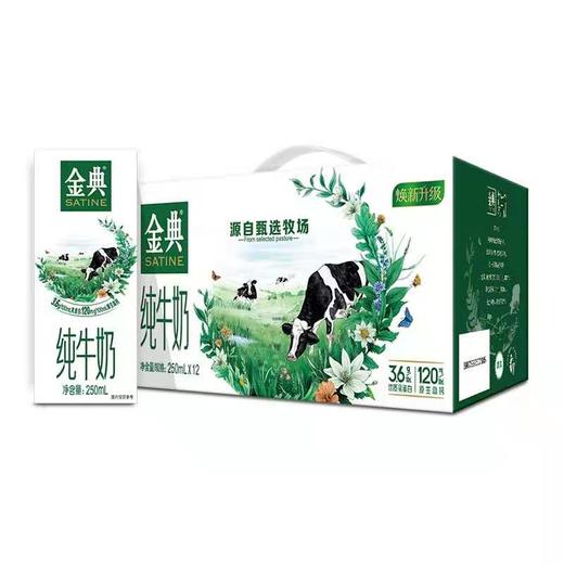 金典纯牛奶250ml*12 商品图0