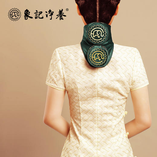 分销【颈部二联】艾灸盒/套装--54柱艾柱+铜盒+布套+穴位图/无烟艾灸套装/随身灸 商品图5