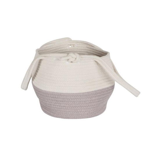 NS家居ns furniture印度进口双色棉绳收纳篮-NSDE-90011824*00/NSDE-90011825*00/NSDE-90011826*00 商品图2