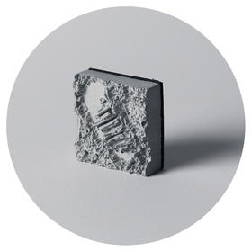 农造 混凝土脚印冰箱贴