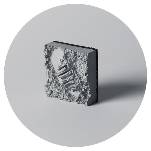 农造 混凝土脚印冰箱贴 商品图0