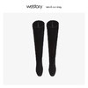 westory长筒过膝弹力靴女时尚透明跟高靴 2019冬季新款S29DI80761 商品缩略图2