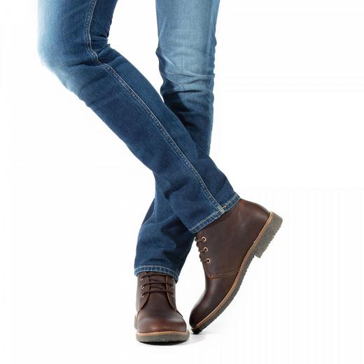 #断码特价40码#西班牙原产男士时尚舒适休闲鞋踝靴酒红色GC9 商品图6