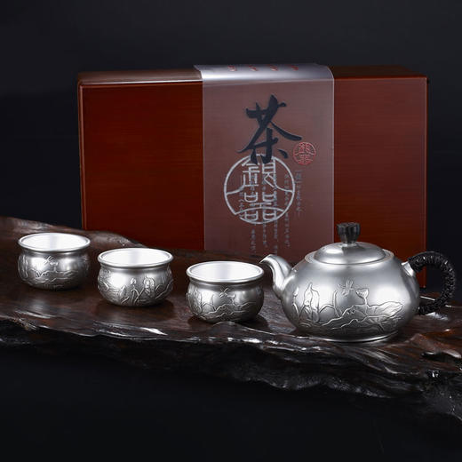 莲花荷趣壶三杯套装 商品图1