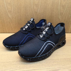 豪行男鞋春秋季超轻运动鞋19155612系带防滑休闲鞋男单鞋网鞋断码