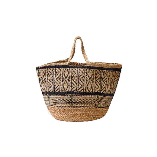 NS家居ns furniture印度进口Jute黄麻手提袋-NSDE-18001235*00/NSDE-18001236*00/NSDE-18001237*00 商品图2