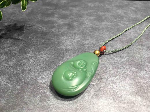 【御珠宫坊·传藏系列】碧玉佛挂件 商品图2