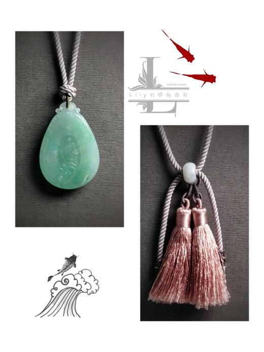 “如鱼得水”水滴型翡翠挂件 商品图8