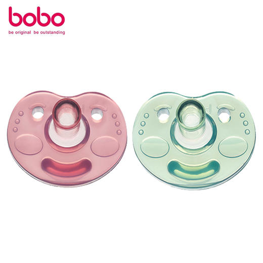 bobo婴儿亲柔全硅胶安抚奶嘴 安睡型 BN120 商品图0