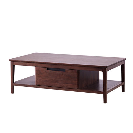 【现代实木风-NJT2202C03茶几】现代实木/现代简约/客厅/北美黑胡桃/实木茶几 商品图4