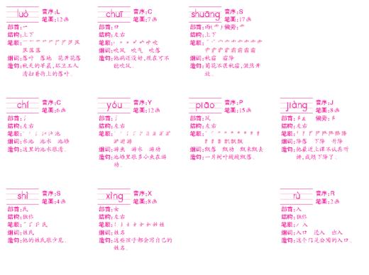 识字卡片（学生用）一年级下册（修订版）配套统编新教材 商品图2