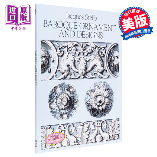 【中商原版】巴洛克式装饰品及设计 英文原版 Baroque Ornament and Designs 商品图0