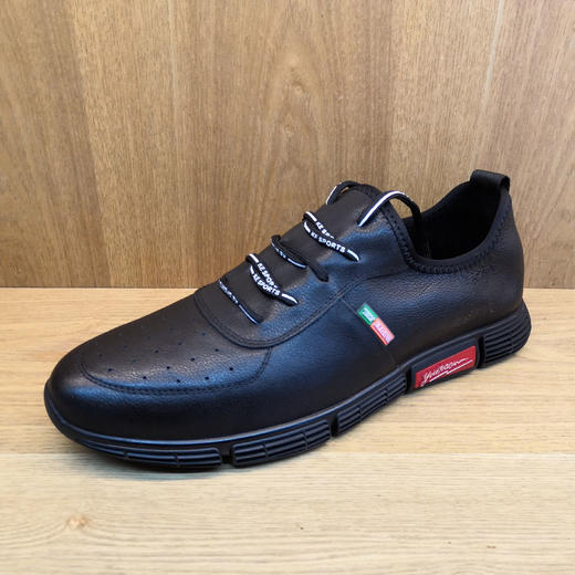 豪行专柜正品2019春款新品男鞋19150920真皮时尚休闲皮鞋运动单鞋 商品图0